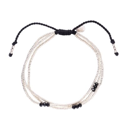 Náramok 'Shiny Black Onyx'
