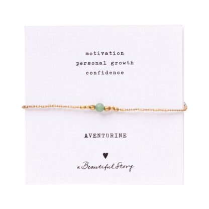 Náramok na kartičke 'Aventurine'